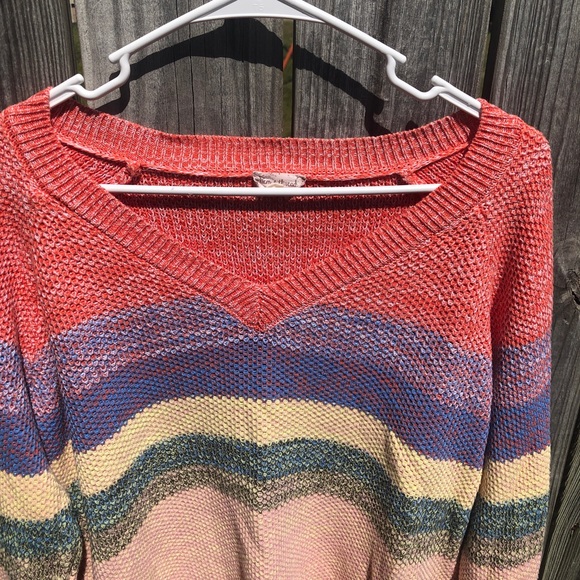 Hem & Thread Colorblock Stripe Pullover Sweater - Picture 6 of 11